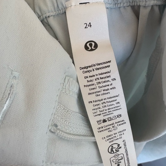 lululemon athletica Seafoam Linen Trousers - Picture 9 of 9
